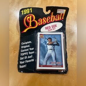 Factory Sealed Vintage Red Sox Card pack